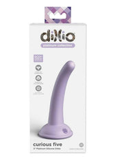 Dillio Platinum Curious Five Silicone Dildo 5in